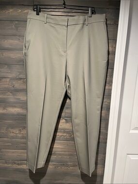 H&M light sage career style pants 18